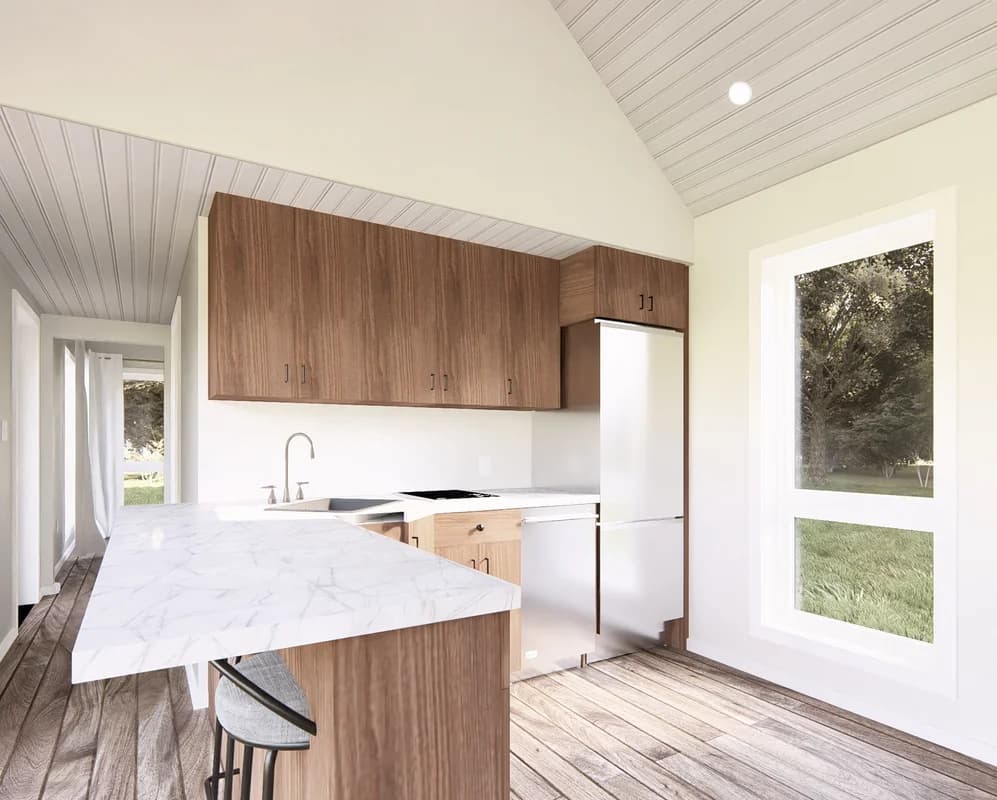 Pine Kitchen Interior